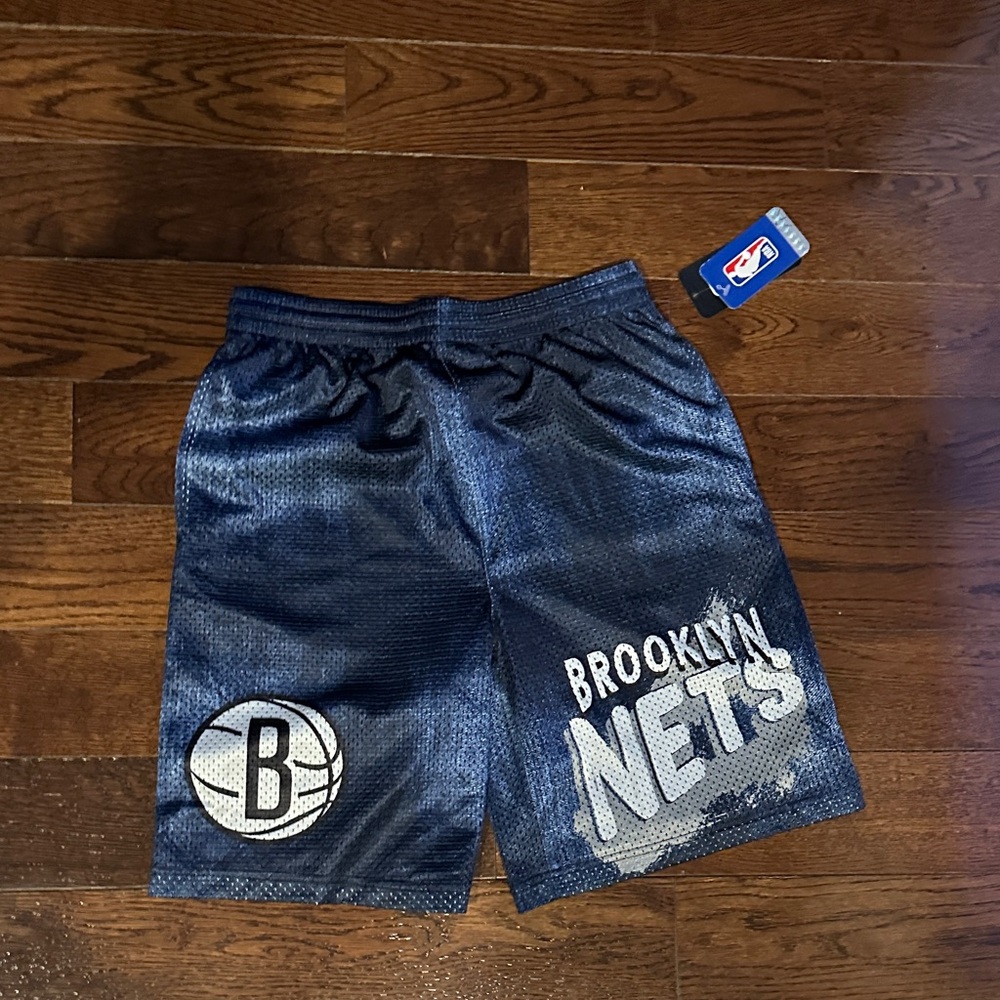 NBA Brooklyn Nets Kids Navy Shorts